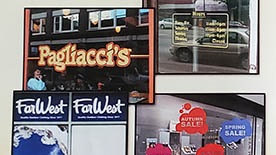 Affichage de vitrine